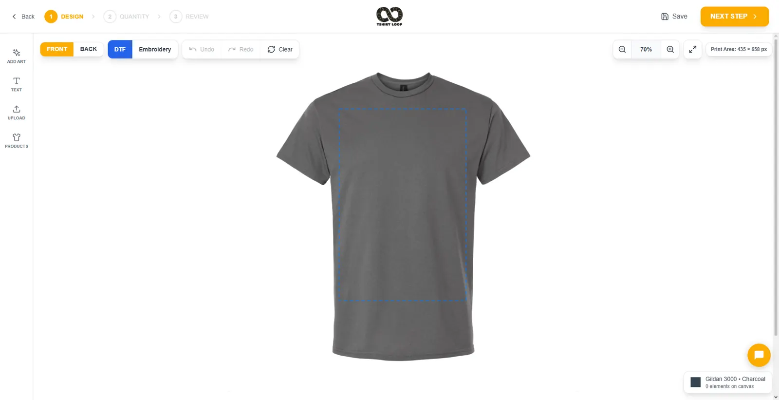 TshirtLoop — Özel Tekstil E-ticareti ve Online Tasarım Stüdyosu